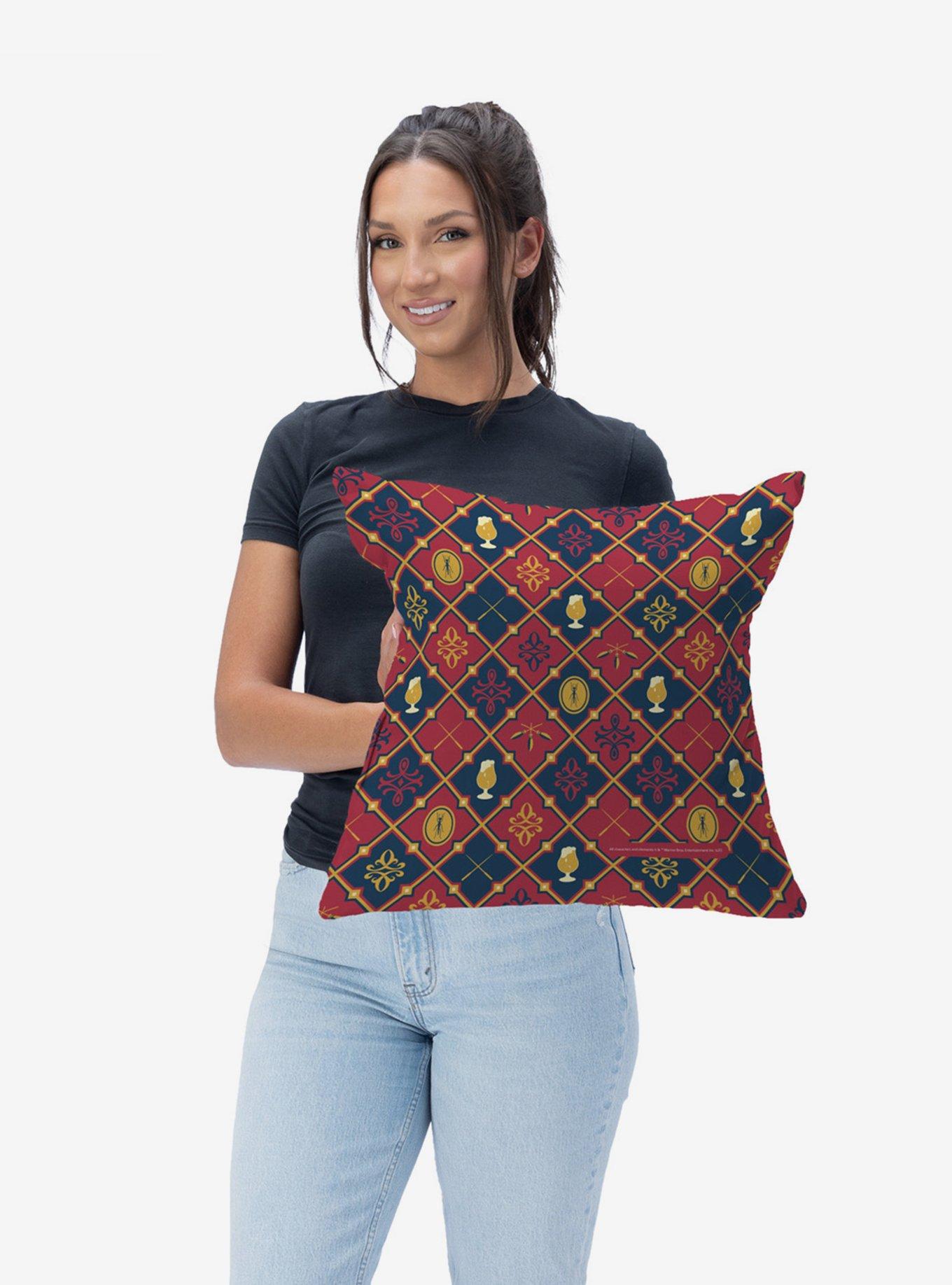 Harry Potter Butterbeer Pattern Throw Pillow, , hi-res