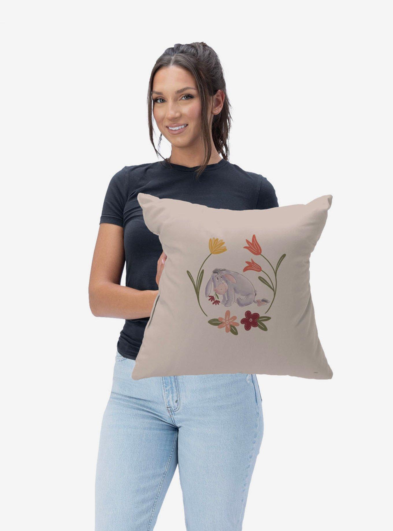 Disney Winnie The Pooh In The Garden Throw Pillow,New Products : American Fashion Style Bags On Sale