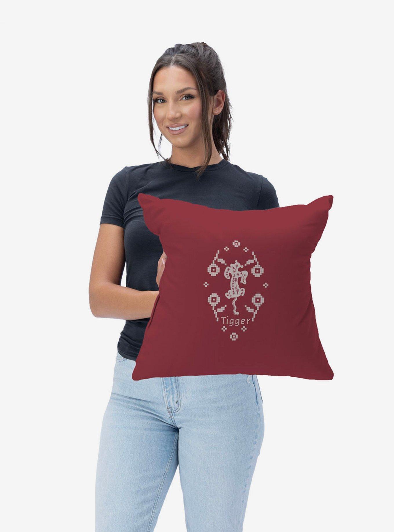 Disney Winnie The Pooh Tigger Embroidery Throw Pillow,New Products : American Fashion Style Bags On Sale