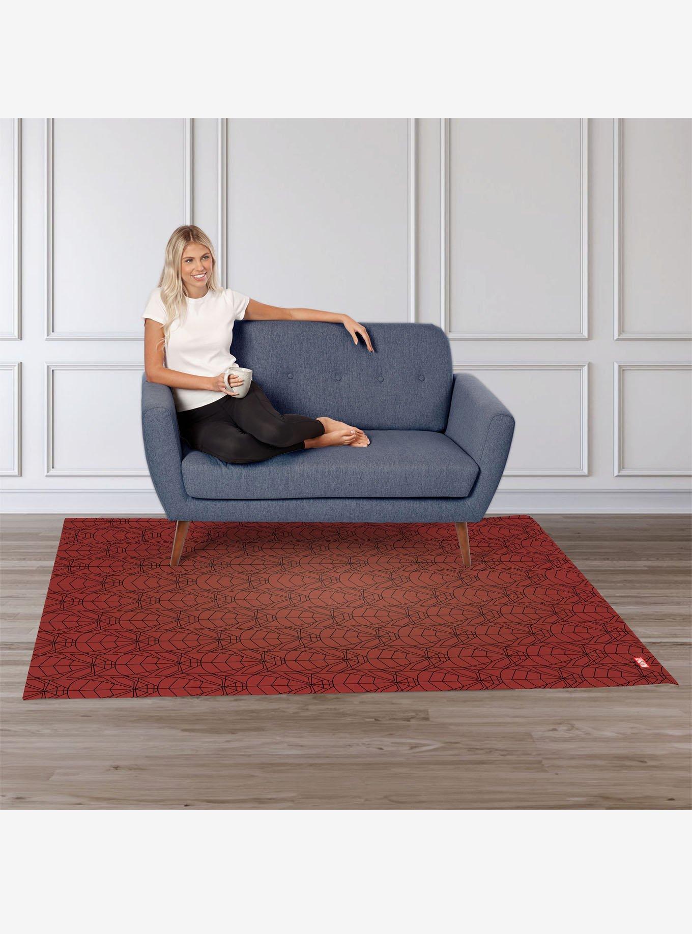 Marvel Spider-Man Geometric Spidey Washable Rug,New Products : American Fashion Style Bags On Sale