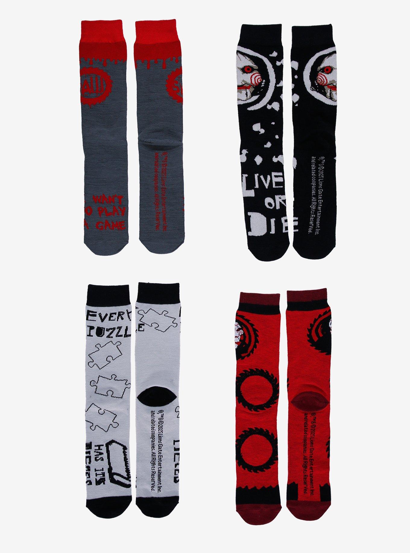 Saw Blind Bag Crew Socks, , hi-res