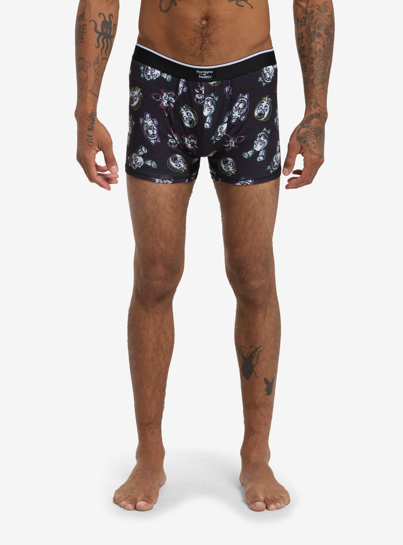 Five Nights At Freddy's Faces Boxer Briefs, , hi-res