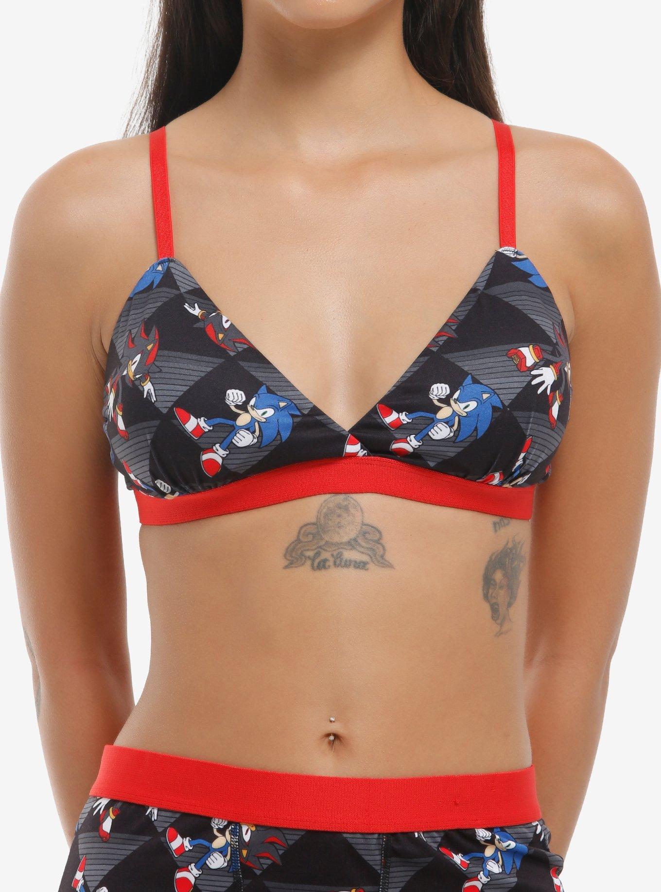 Sonic The Hedgehog Sonic & Shadow Bralette, , hi-res