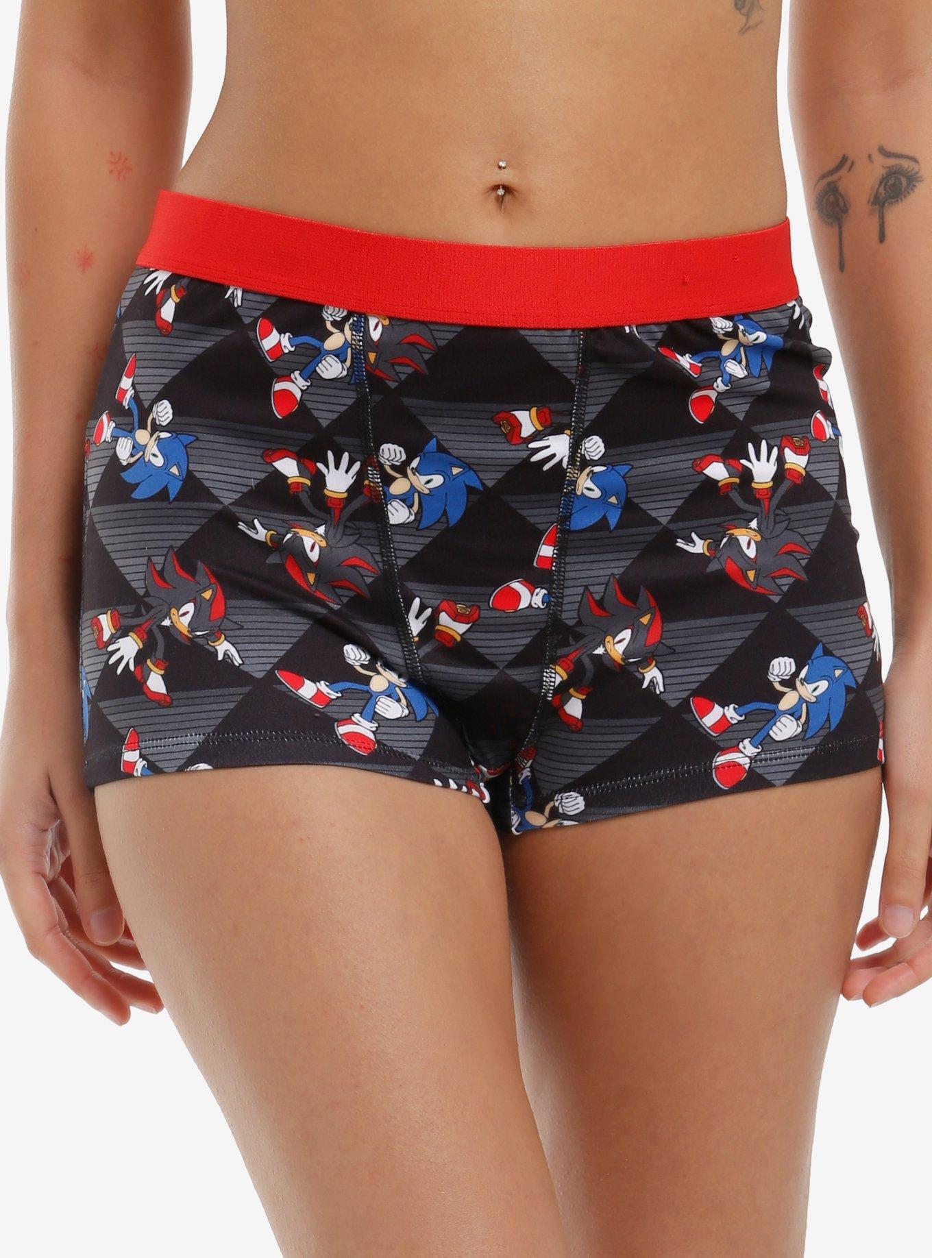 Sonic The Hedgehog Sonic & Shadow Boyshort Panty | Hot Topic