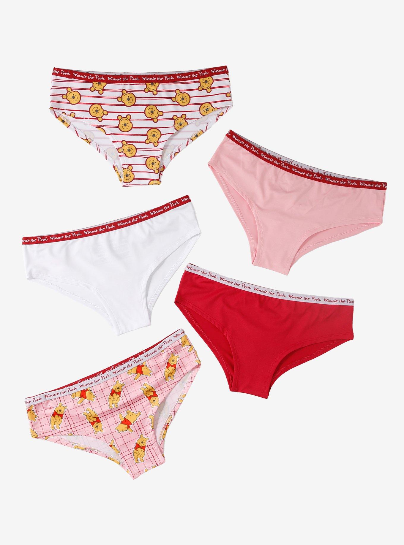 Disney Winnie The Pooh Bikini Panty Set 5 Pair, , hi-res