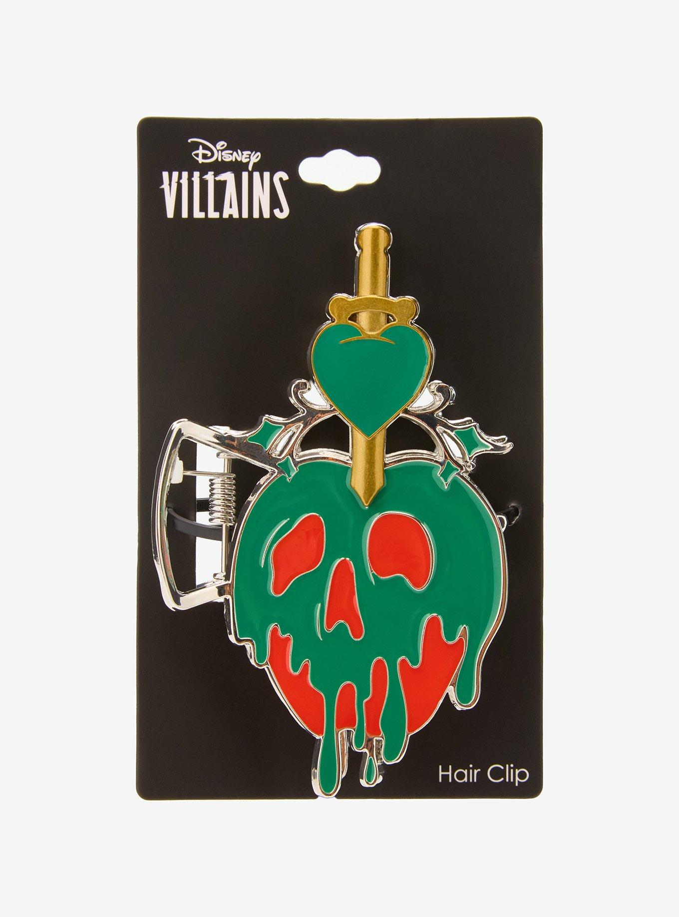 Disney Snow White and the Seven Dwarfs Poison Apple Figural Metal Claw Clip - BoxLunch Exclusive, , hi-res