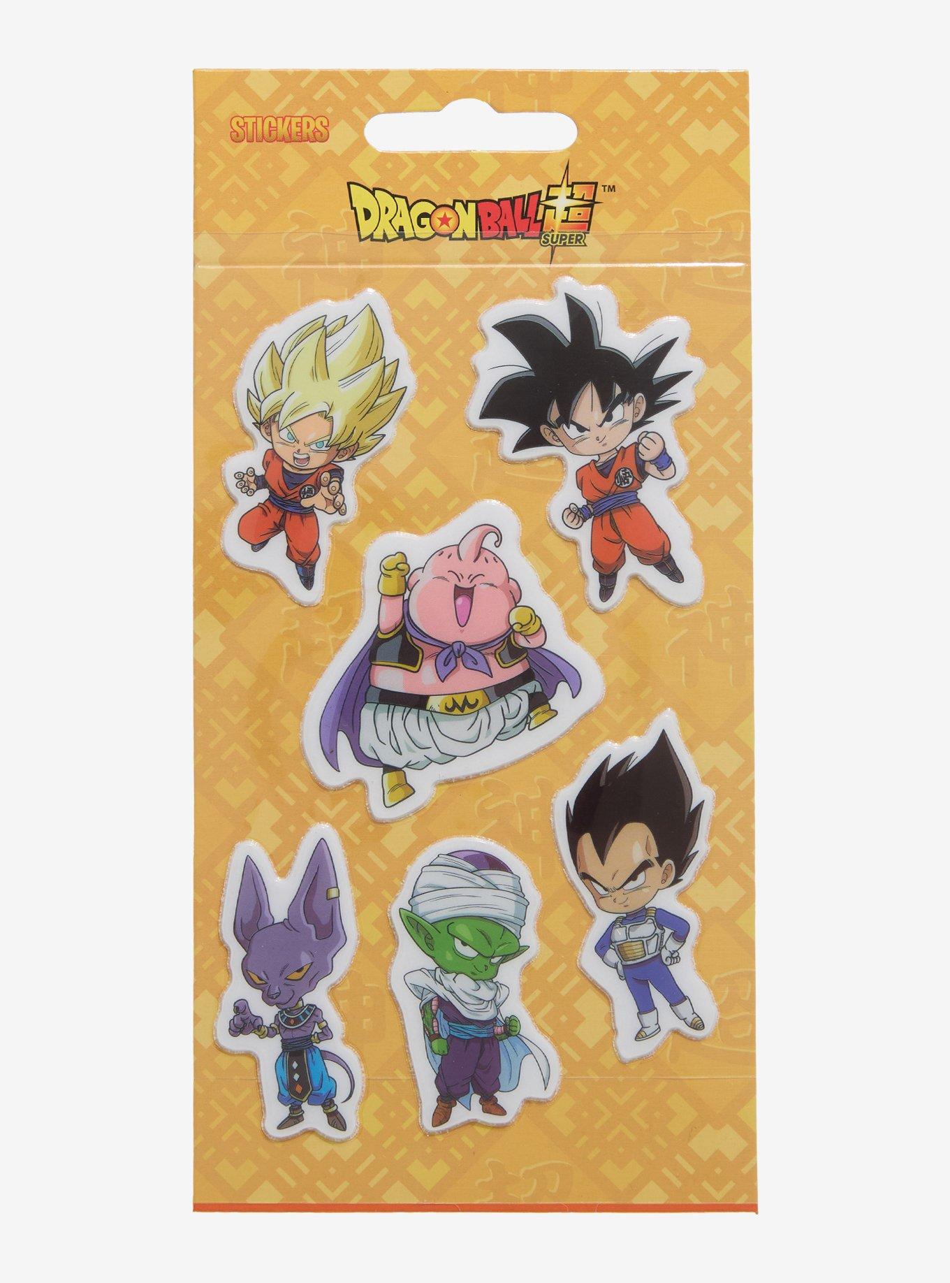 Dragon Ball Super Character Puffy Sticker Sheet, , hi-res