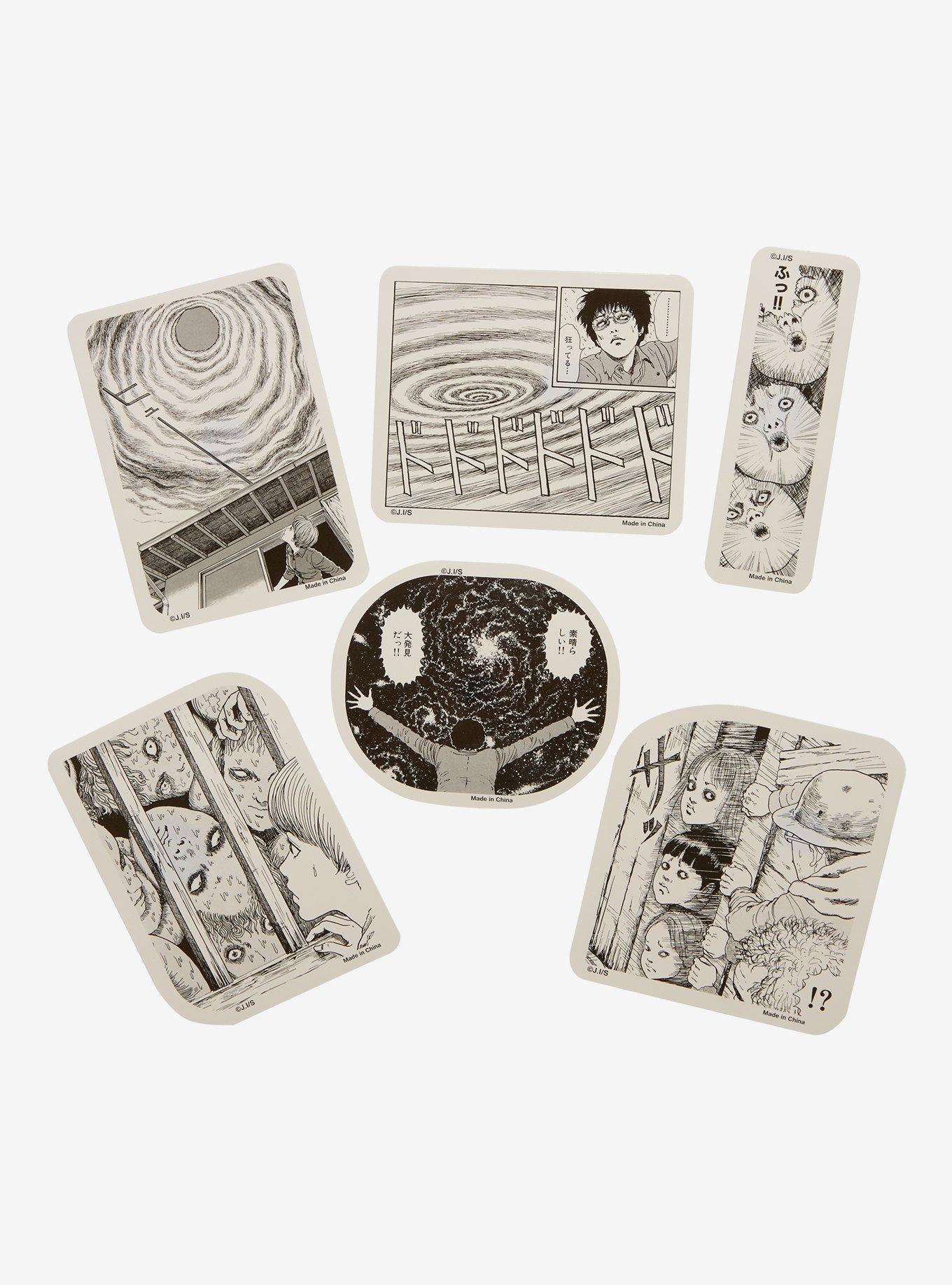 Junji Ito Manga Panels Sticker Set, , hi-res