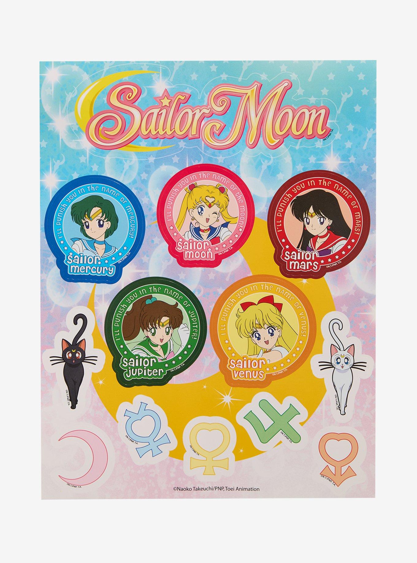 Pretty Guardian Sailor Moon Sticker Sheet, , hi-res
