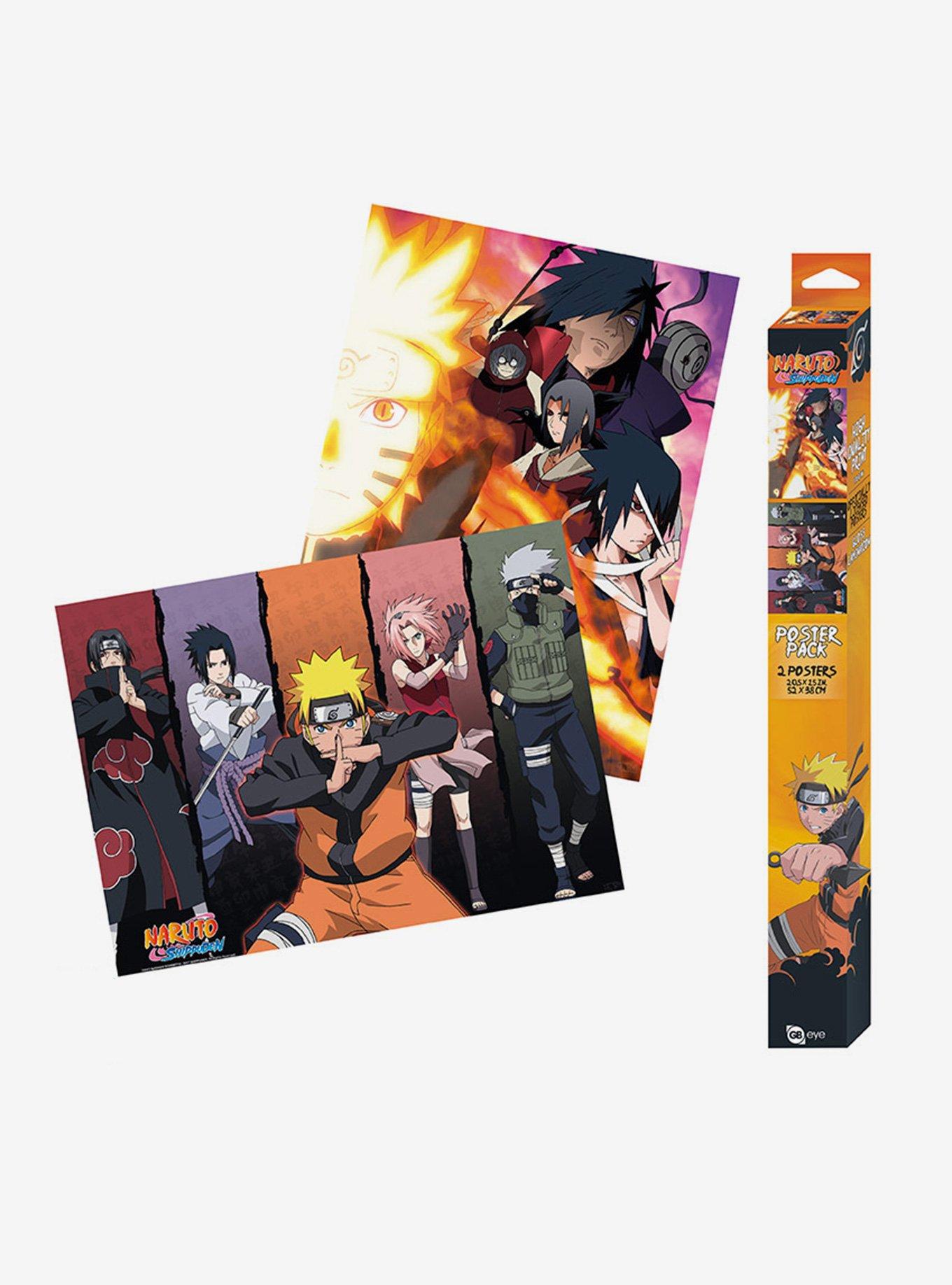 Naruto Shippuden Poster Set 2 Pack, , hi-res