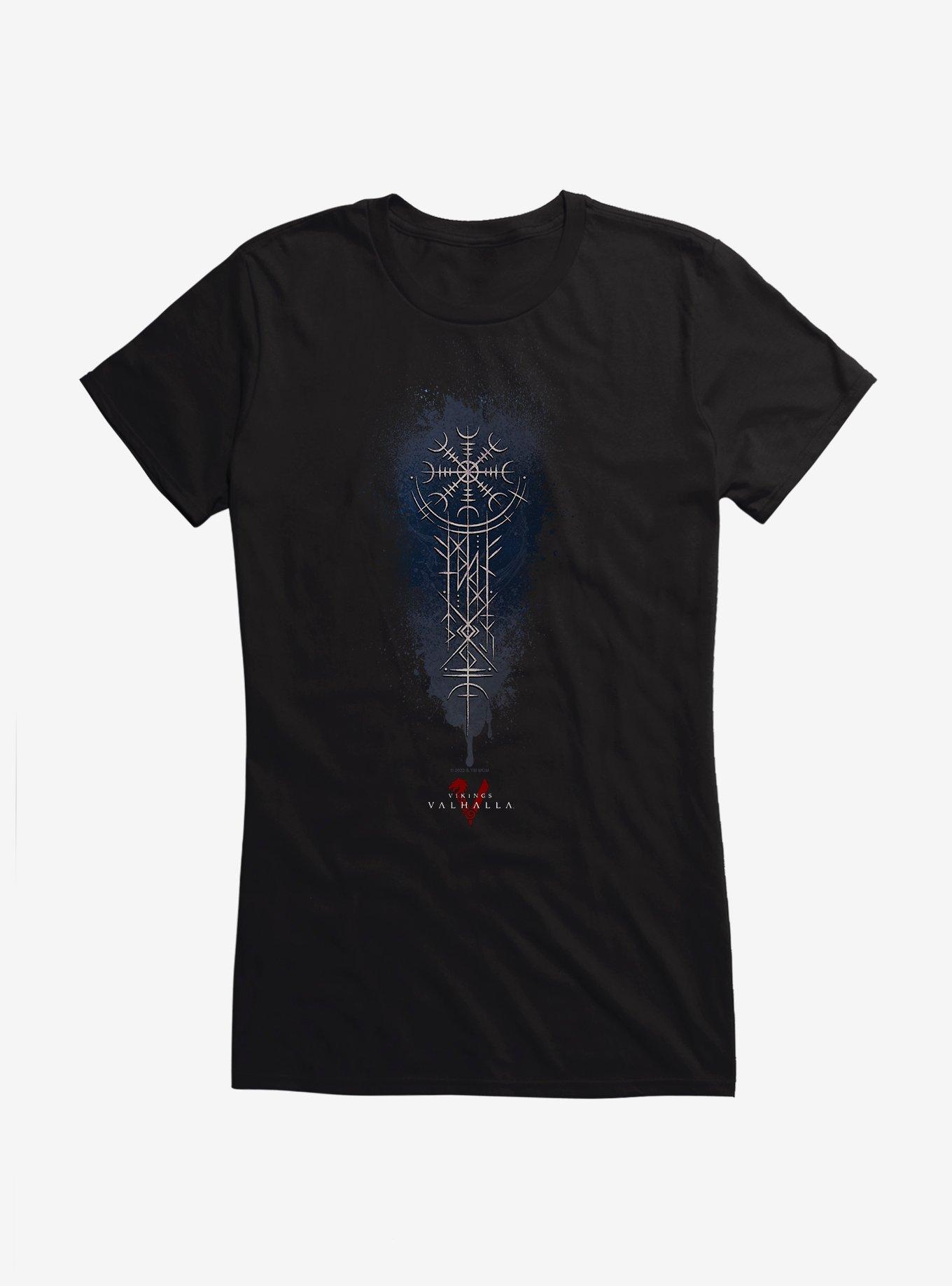 Vikings: Valhalla Engraved Line Art Girls T-Shirt, , hi-res