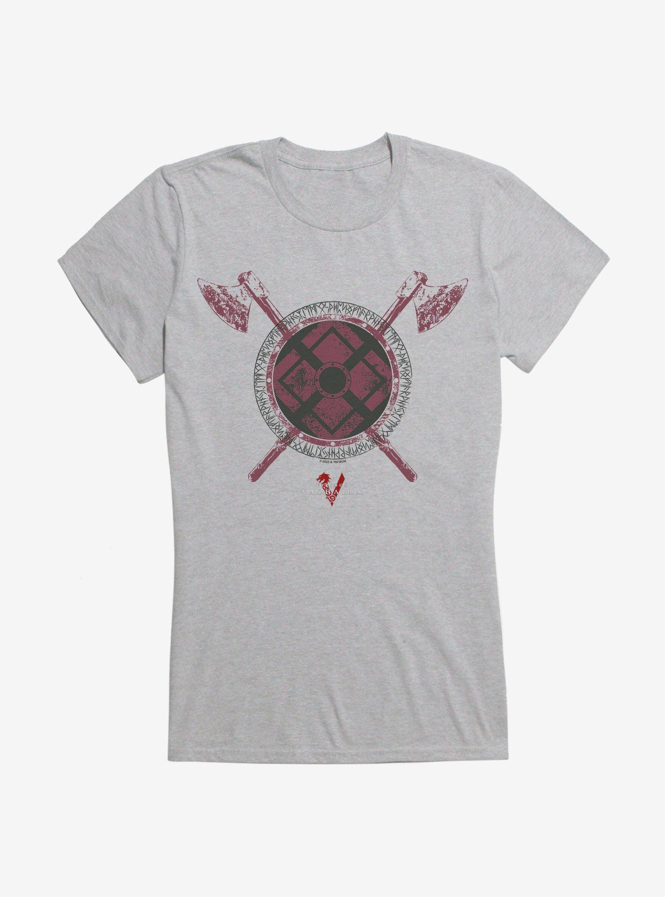 Vikings: Valhalla Sigurdsson Shield Symbol Girls T-Shirt, , hi-res
