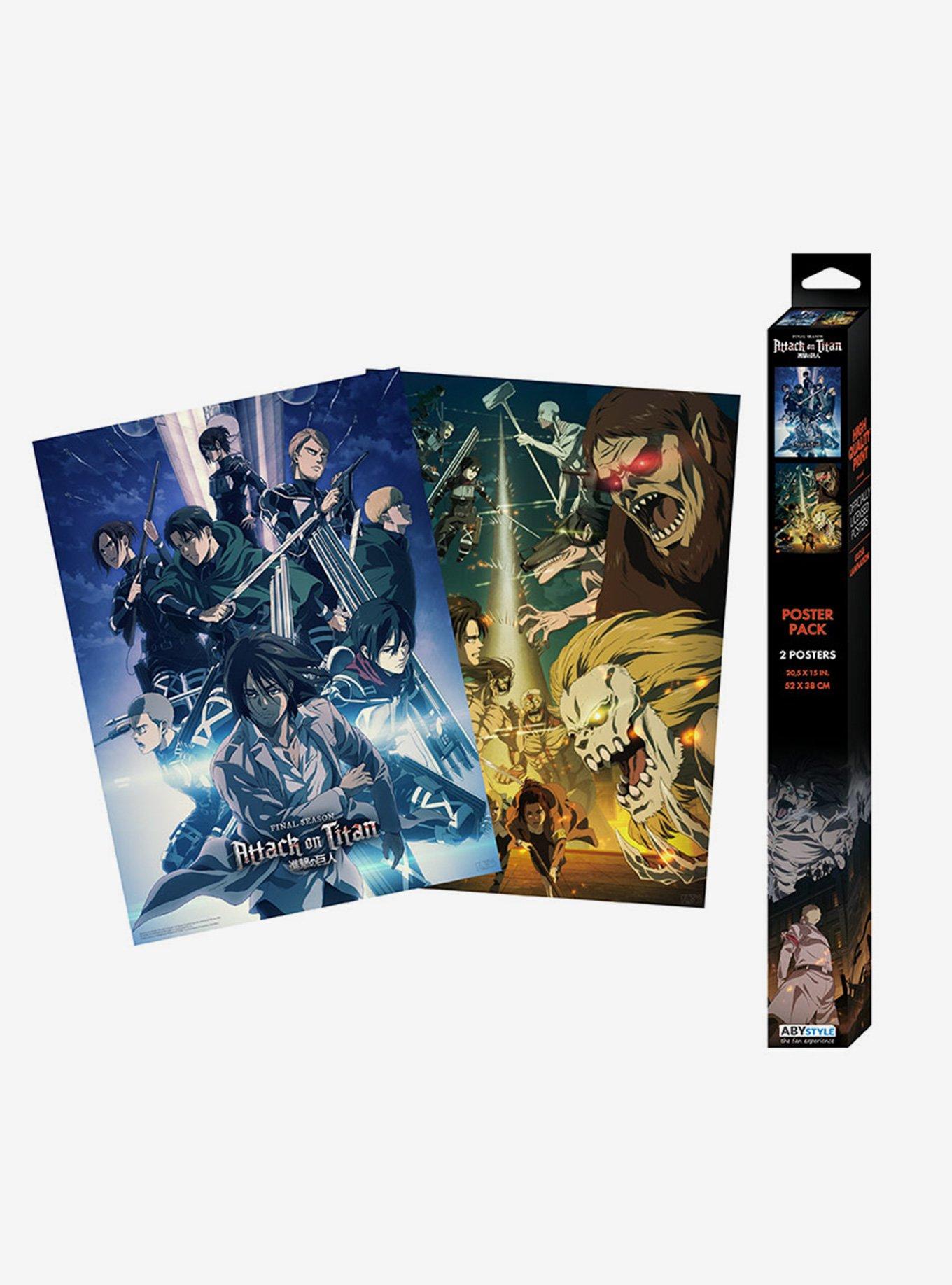 Attack On Titan Final Season Poster Set 2 Pack, , hi-res