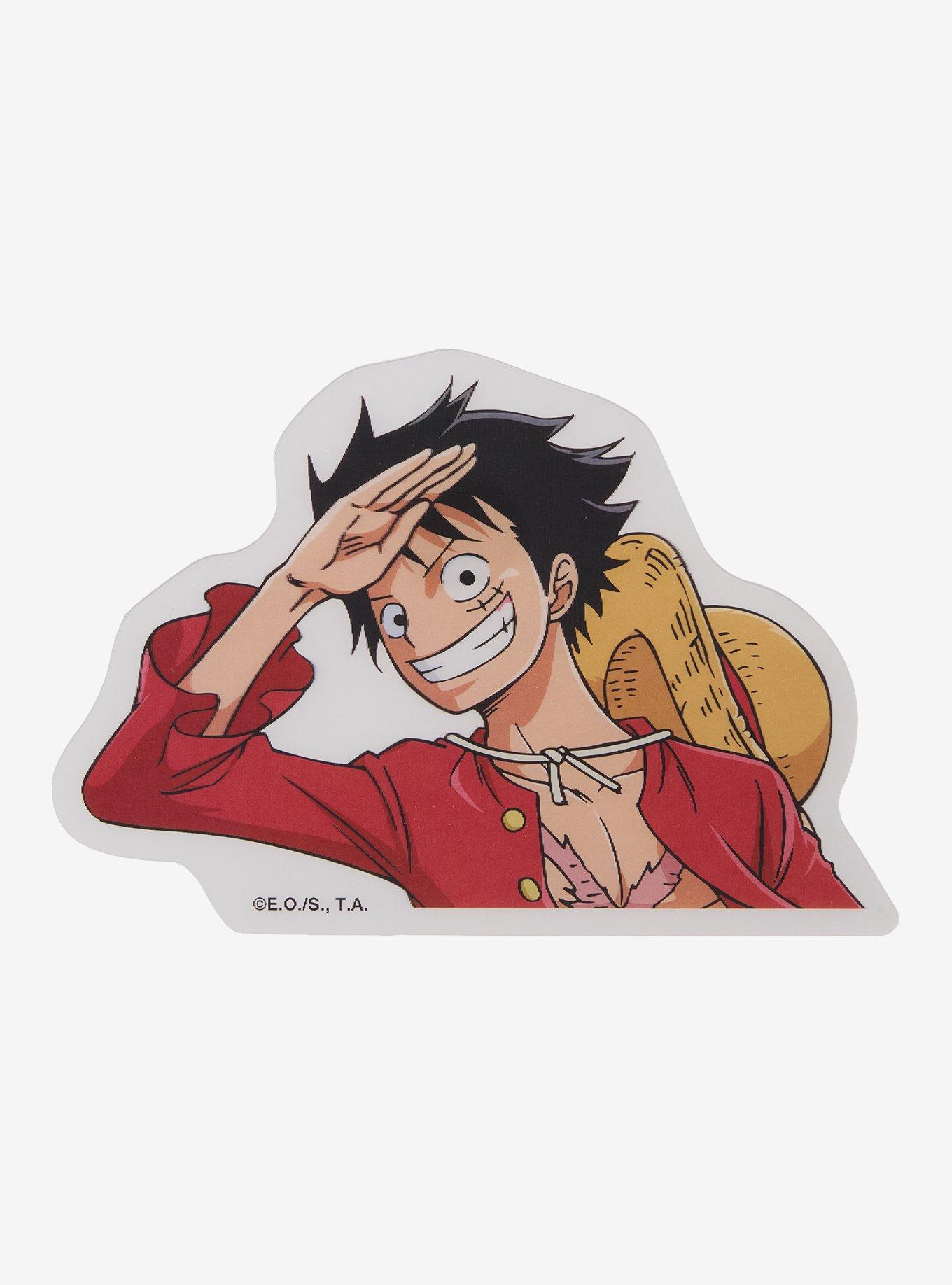 One Piece Luffy Lenticular Car Decal, , hi-res