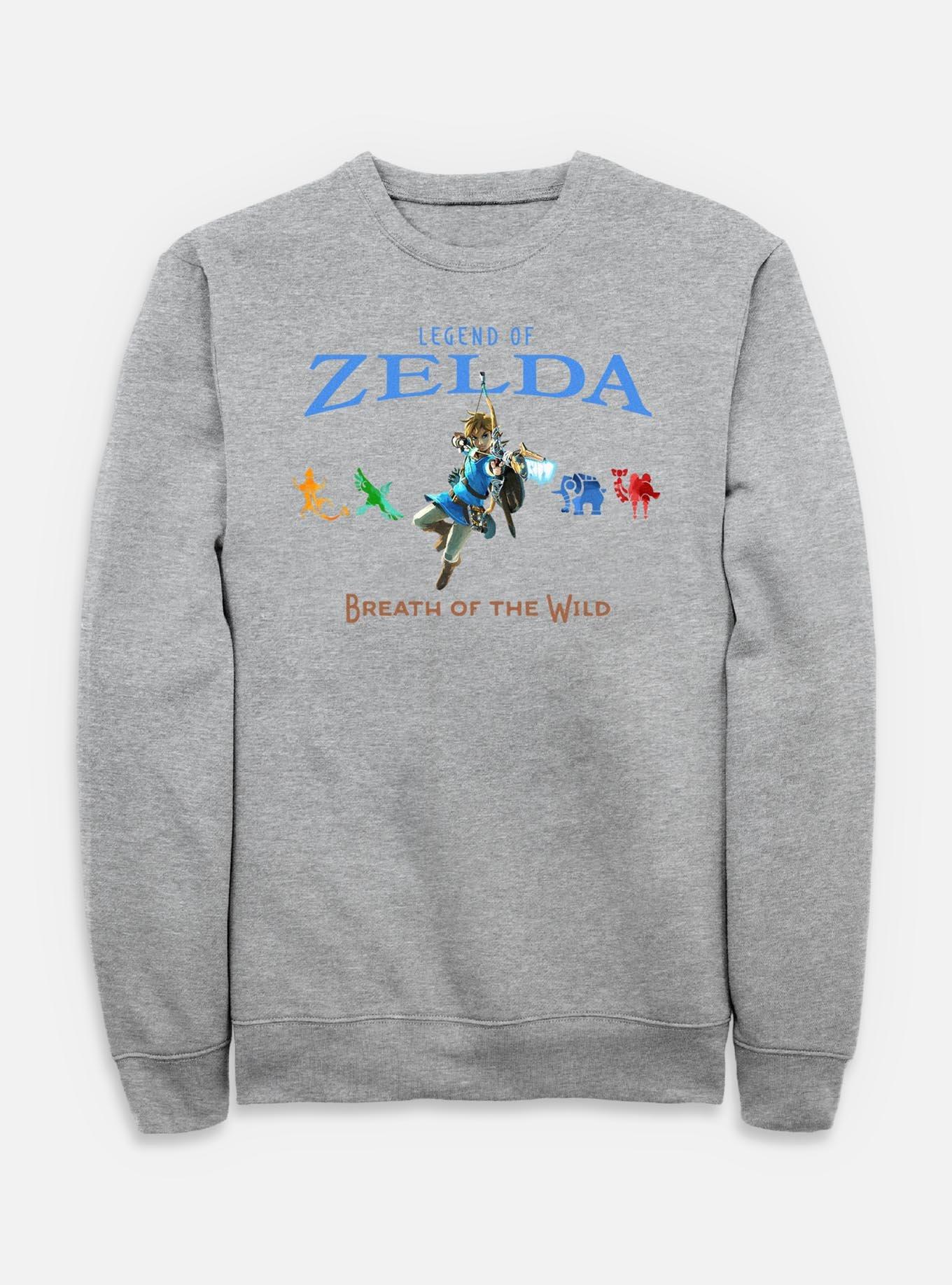 Nintendo Legend Of Zelda Breath Of The Wild and Divine Beasts Sweatshirt,New Products : American Fashion Style Bags On Sale