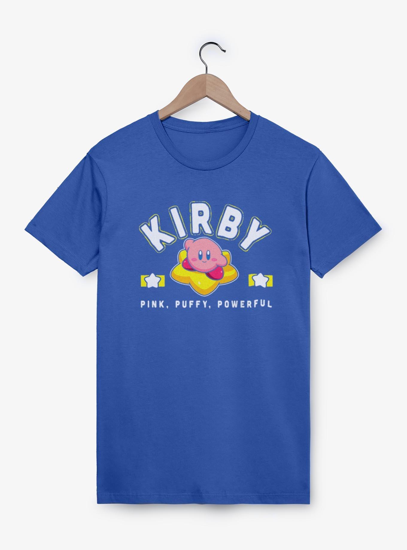 Nintendo Kirby Pink Puffy Powerful T-Shirt,New Products : American Fashion Style Bags On Sale