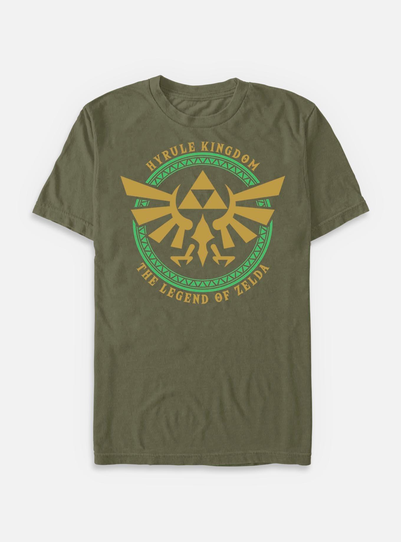 Nintendo Zelda Hyrule Kingdom Garment Dye T,New Products : American Fashion Style Bags On Sale