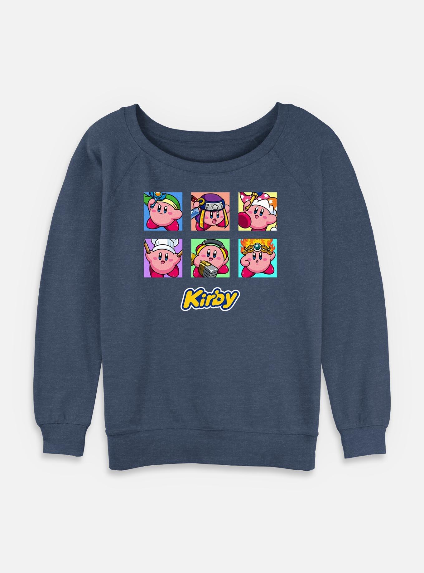 Nintendo Kirby Costumes Womens Slouchy Sweatshirt, , hi-res