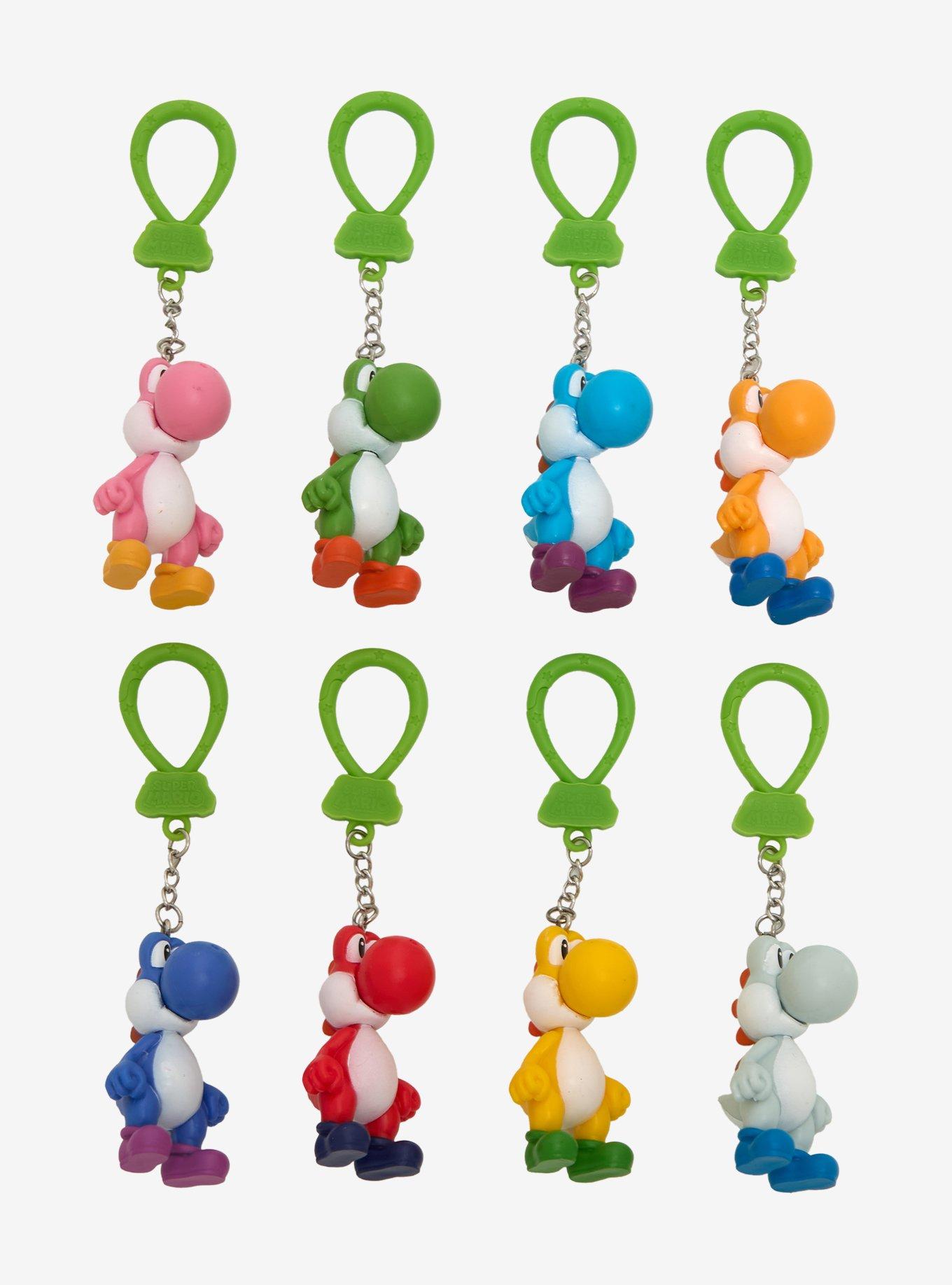 Super Mario Yoshi Bling Bag Figural Key Chain, , hi-res