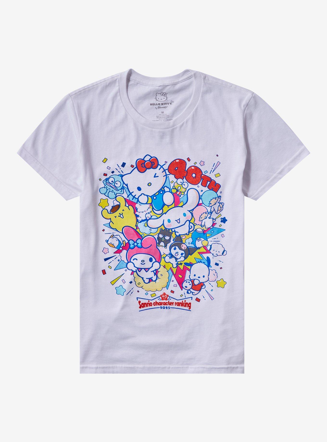 Sanrio Character Ranking Glitter Girls T-Shirt, , hi-res