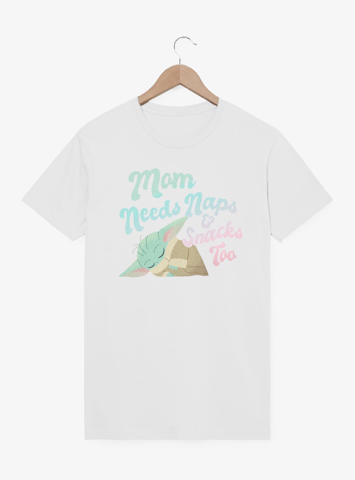 Star Wars The Mandalorian Mom Needs Naps And Snacks Too T-Shirt, , hi-res