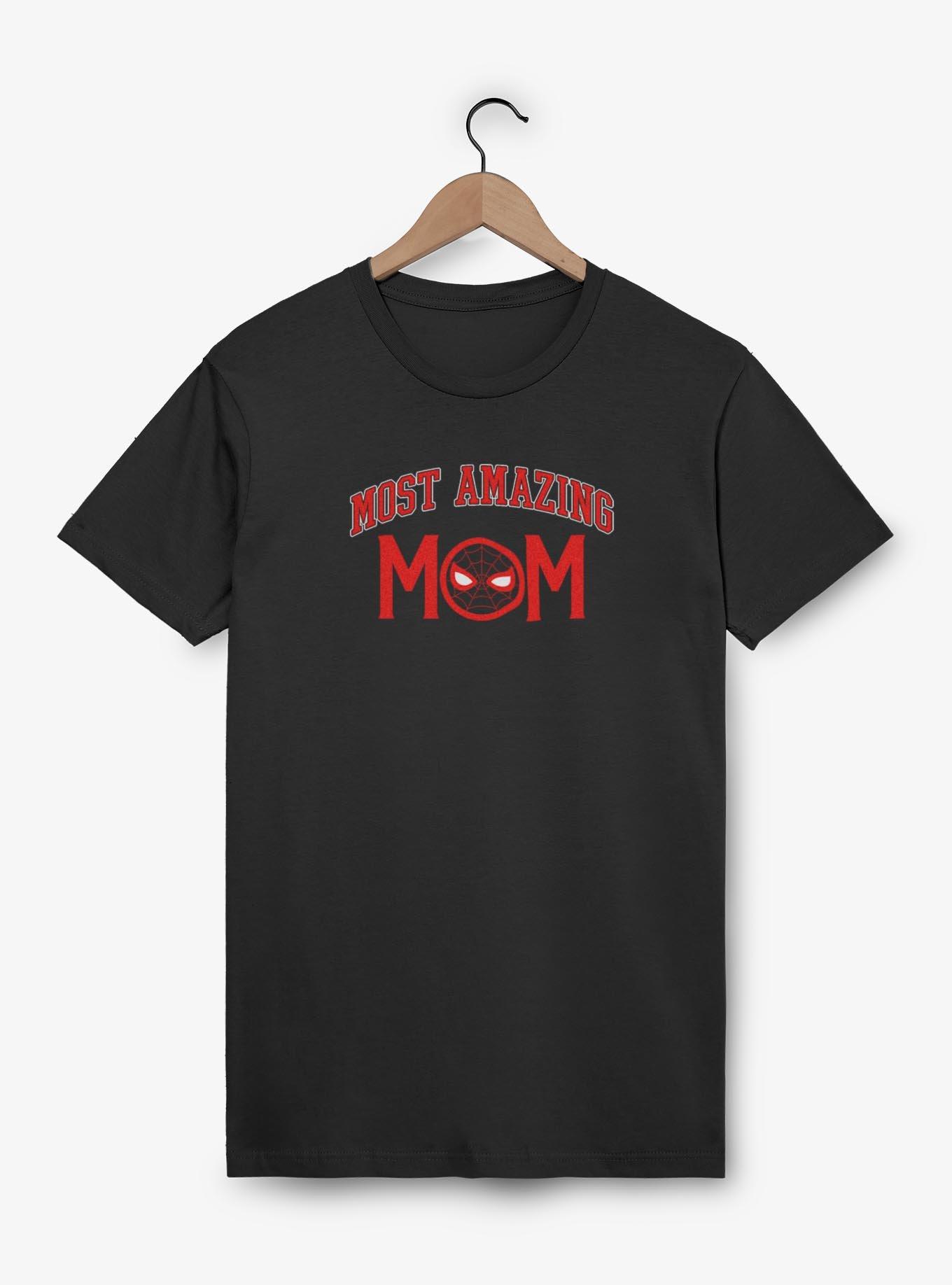 Marvel Spider-Man Most Amazing Collegiate Mom T-Shirt, , hi-res