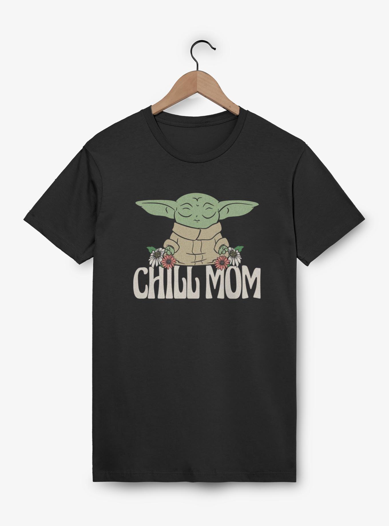 Star Wars The Mandalorian Chill Mom T-Shirt,New Products : American Fashion Style Bags On Sale