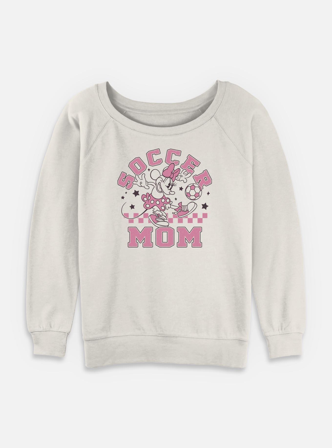 Disney Minnie Mouse Soccer Mom Womens Slouchy Sweatshirt,New Products : American Fashion Style Bags On Sale