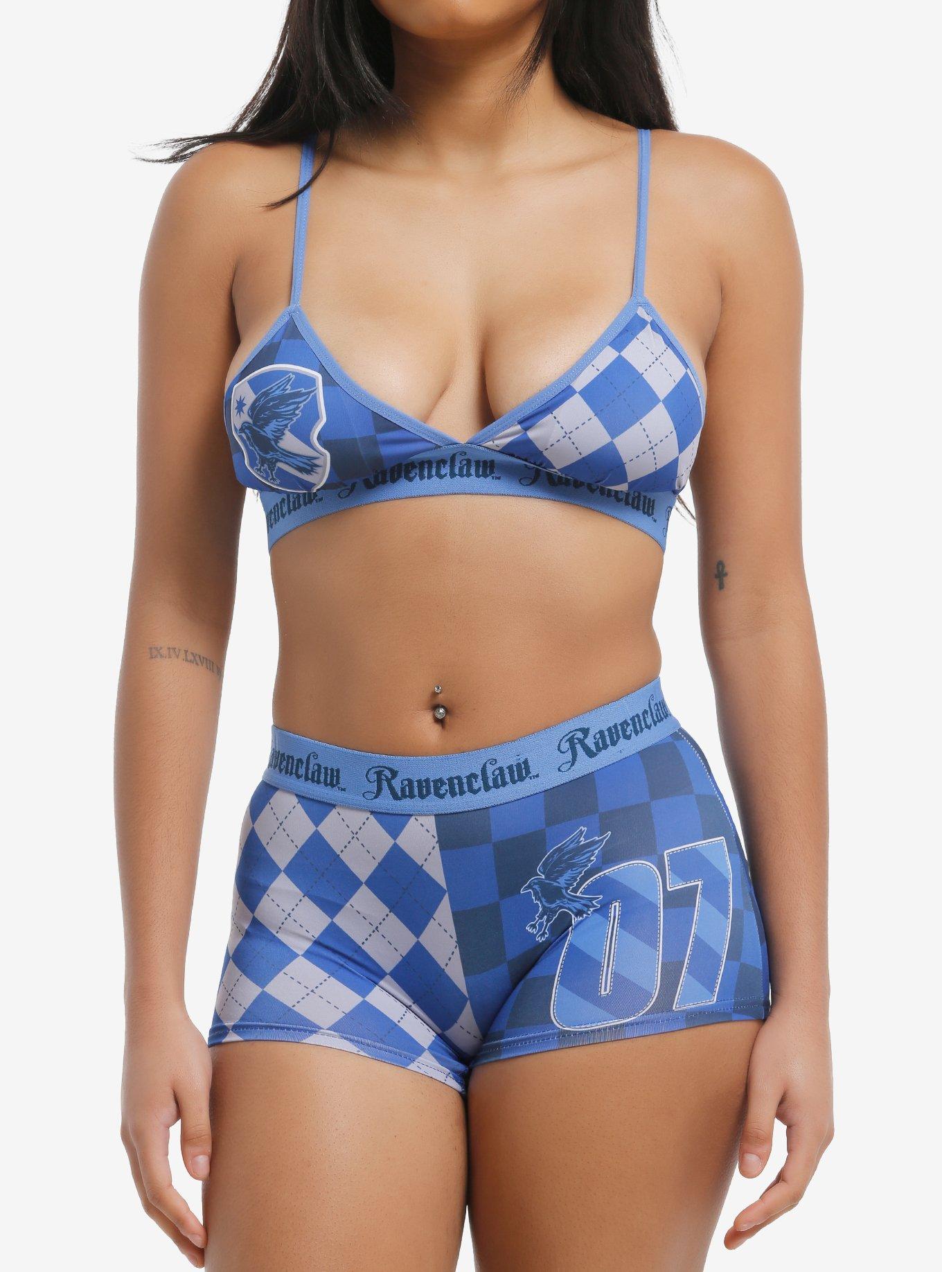 Harry Potter Ravenclaw Bra & Boyshort Panty Set, , hi-res