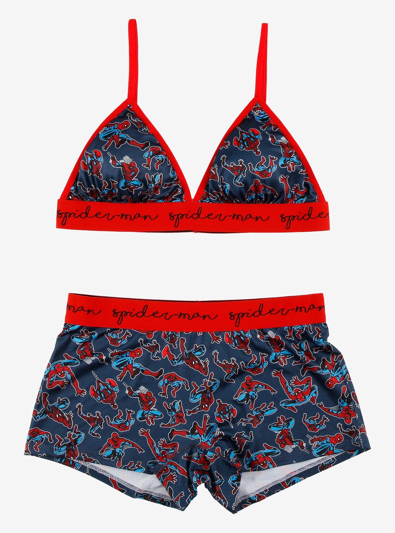 Marvel Spider-Man Bra & Boyshort Panty Set, , hi-res