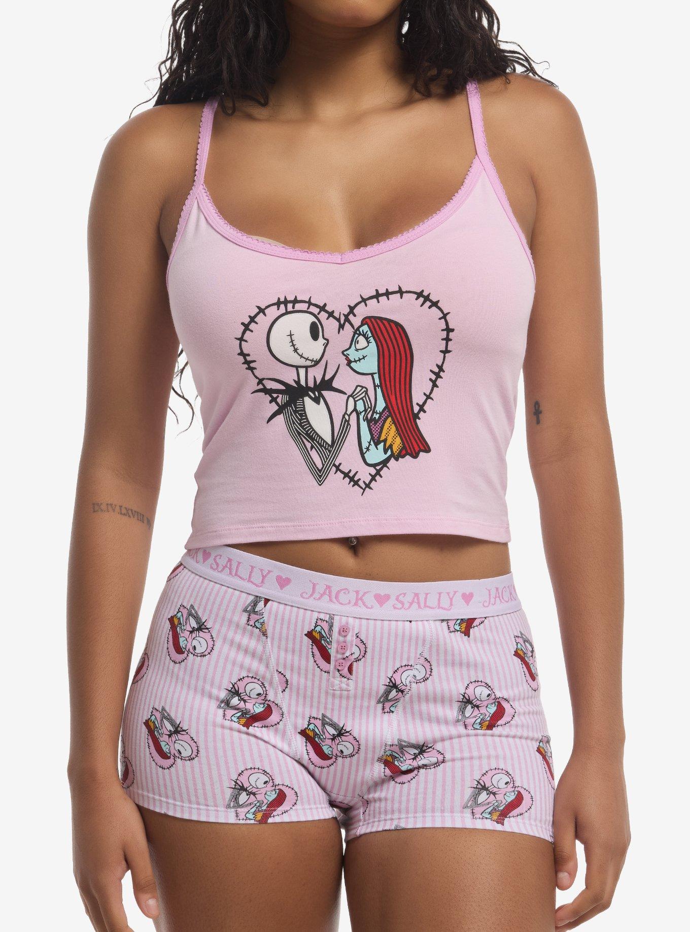 The Nightmare Before Christmas Jack & Sally Cami & Boyshort Panty Set, , hi-res
