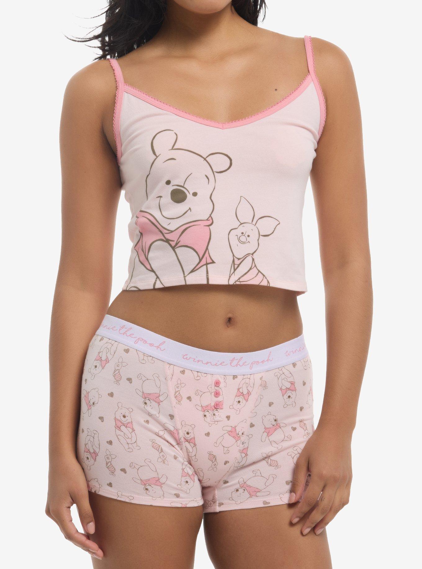 Disney Winnie The Pooh Duo Hearts Cami & Boyshort Panty Set, , hi-res