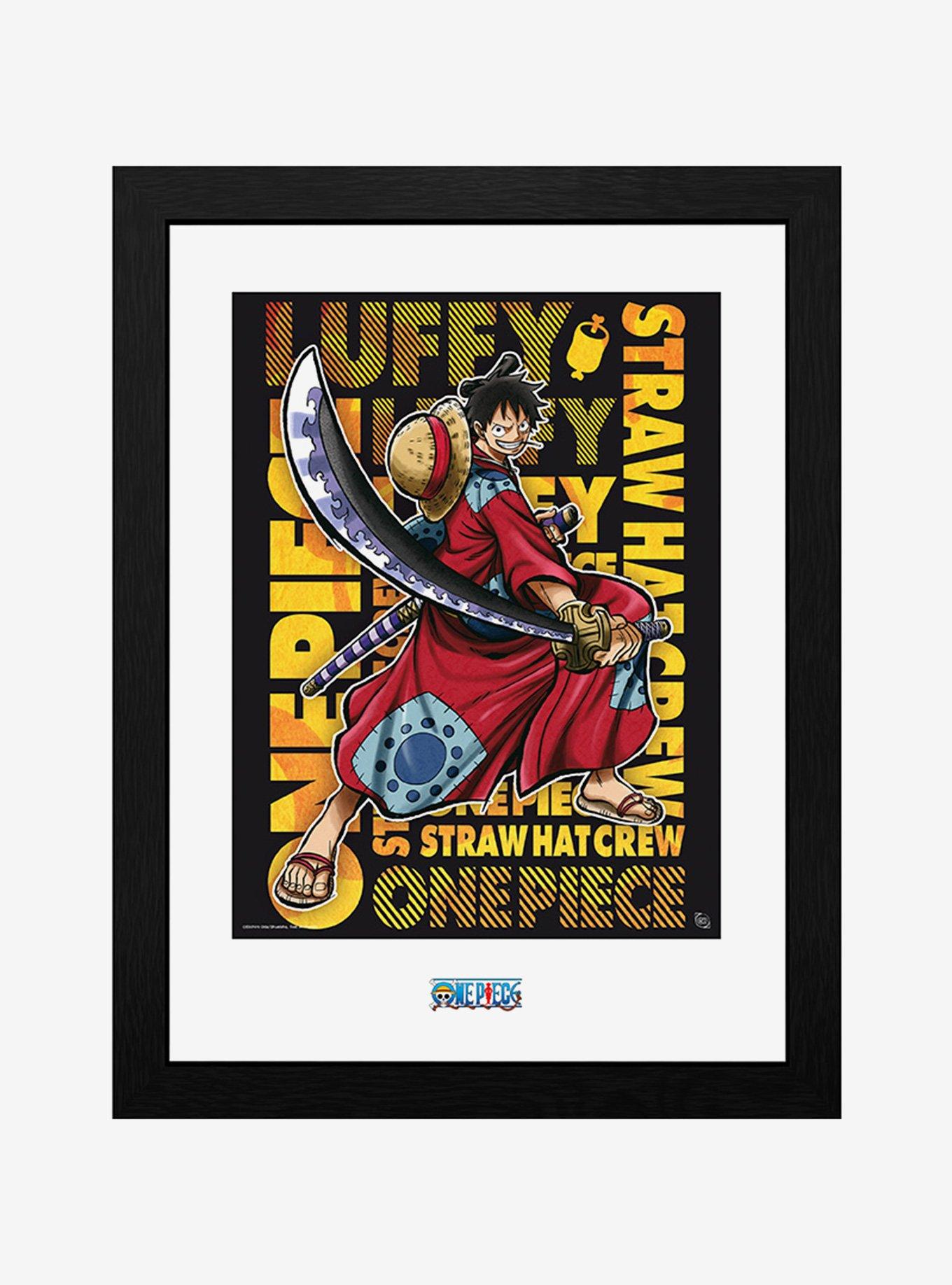 One Piece Luffy Wano Sword Framed Poster, , hi-res
