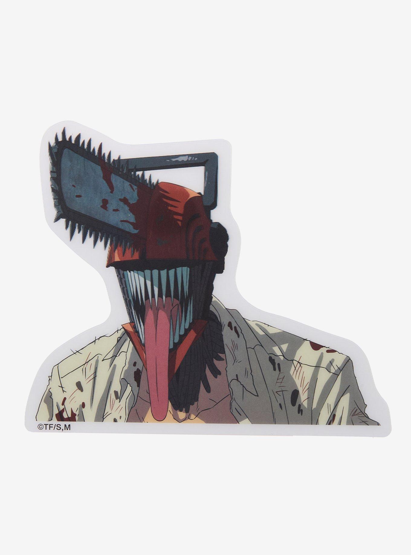 Chainsaw Man Bloody Lenticular Car Decal, , hi-res