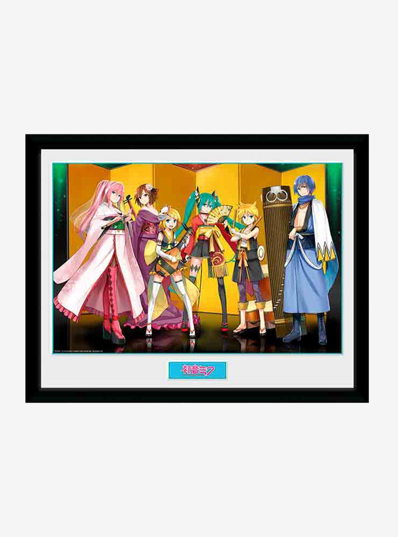 Hatsune Miku Kuroshishi Unit Framed Poster, , hi-res