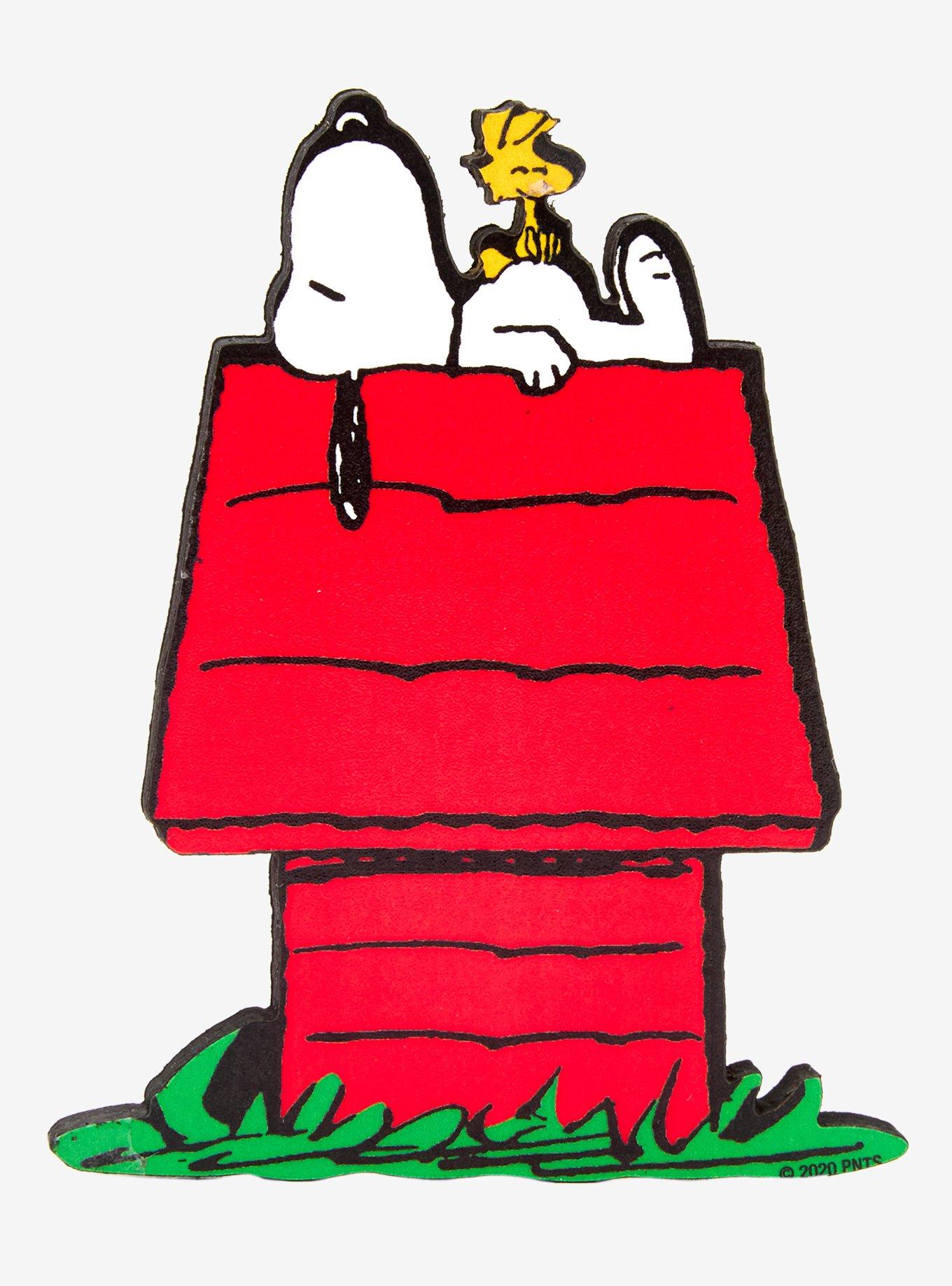 Peanuts Snoopy & Woodstock Doghouse Chunky Magnet, , hi-res