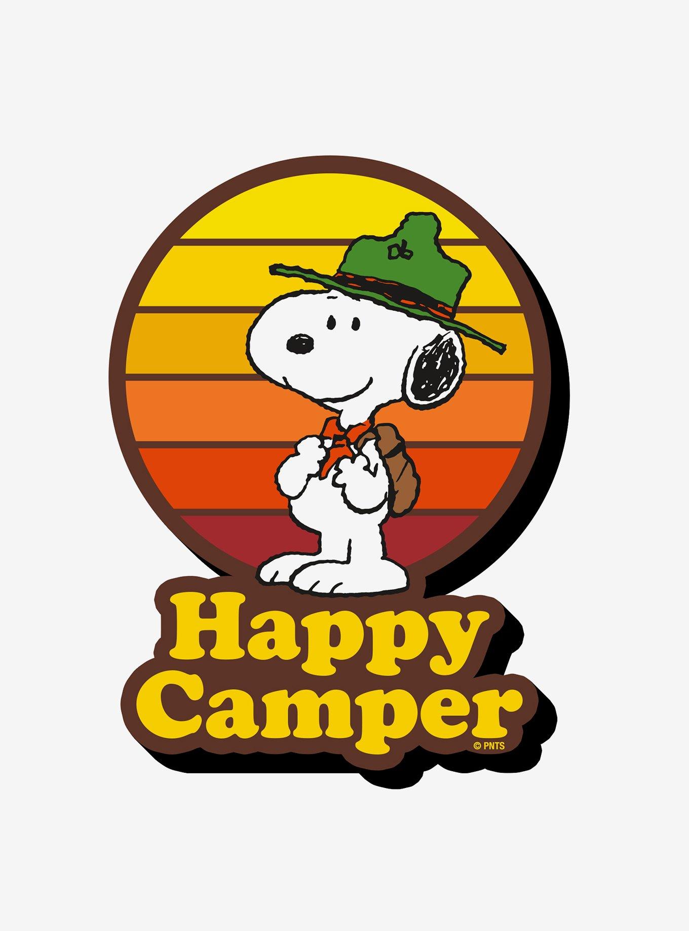 Peanuts Snoopy Happy Camper Chunky Magnet, , hi-res