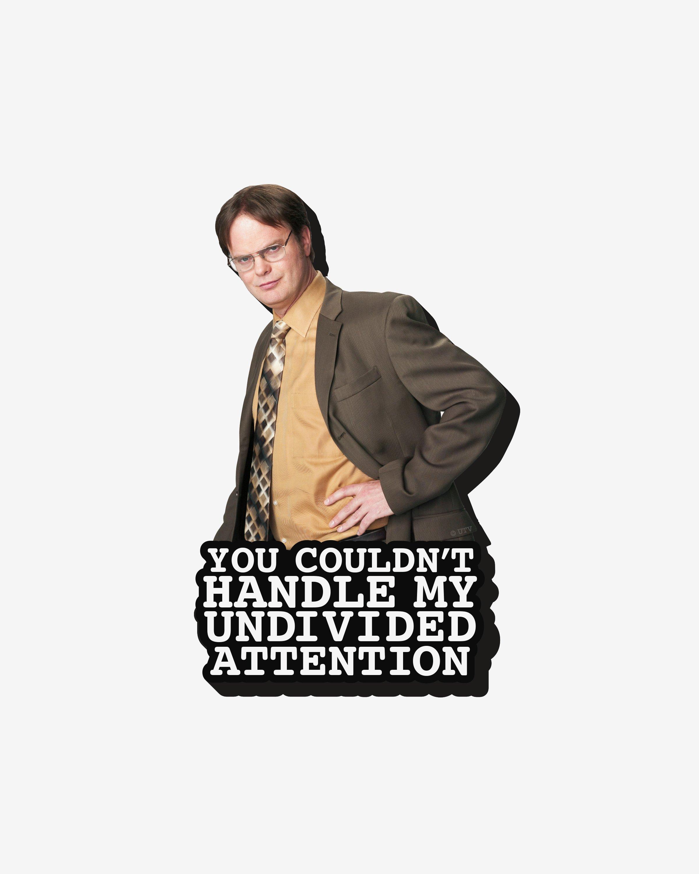 The Office Dwight Undivided Attention Chunky Magnet, , hi-res