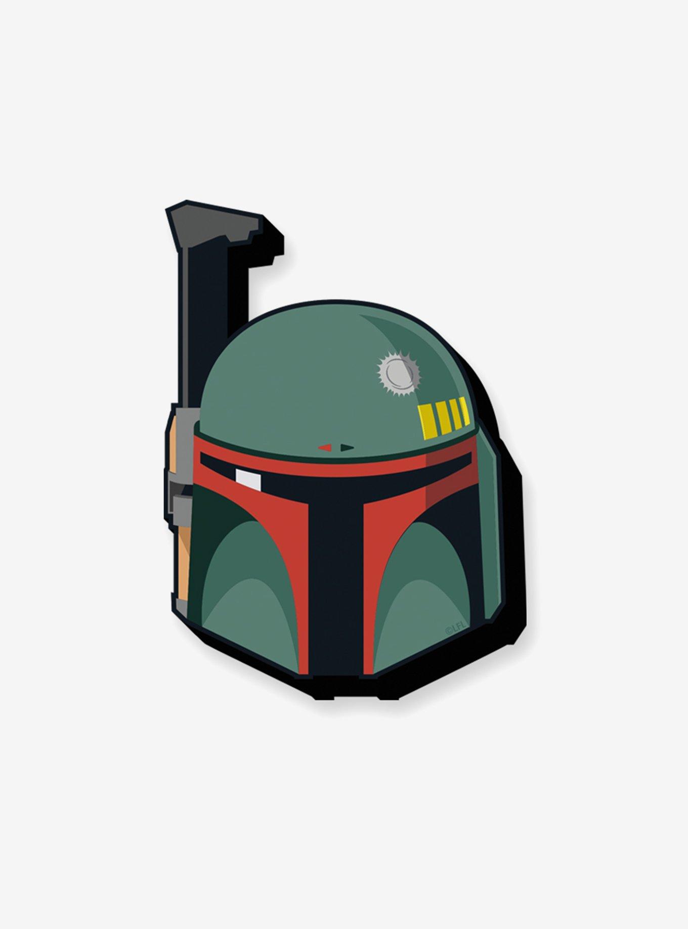 Star Wars Boba Fett Helmet Chunky Magnet, , hi-res