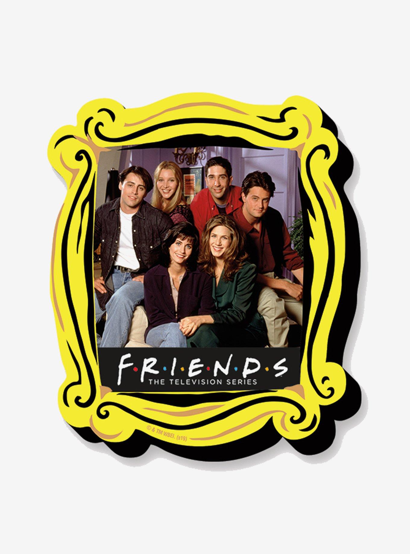 Friends Group Portrait Frame Figural Chunk Magnet, , hi-res
