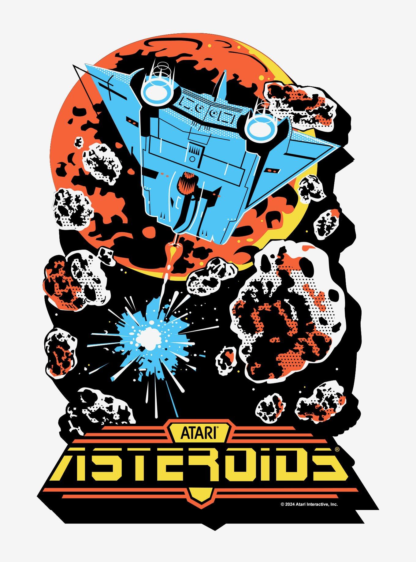 Atari Asteroids Pop Art Logo Chunky Magnet, , hi-res