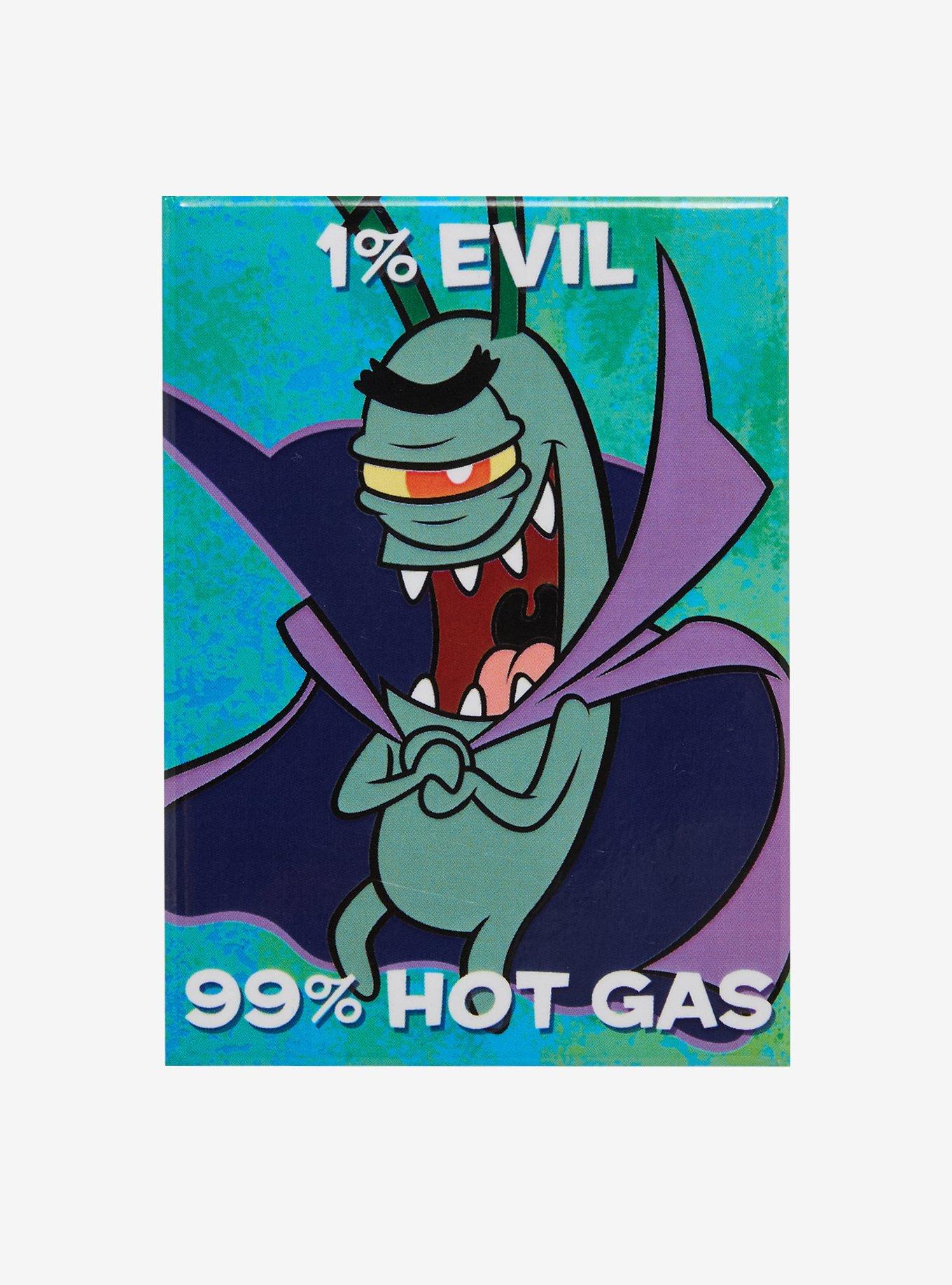 SpongeBob SquarePants Plankton 99% Hot Gas Flat Magnet | BoxLunch