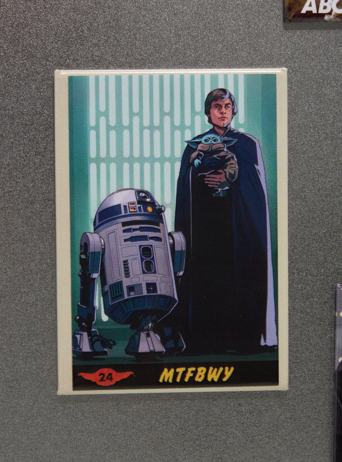 Star Wars The Mandalorian May The Force Be With You Retro Flat Magnet, , hi-res