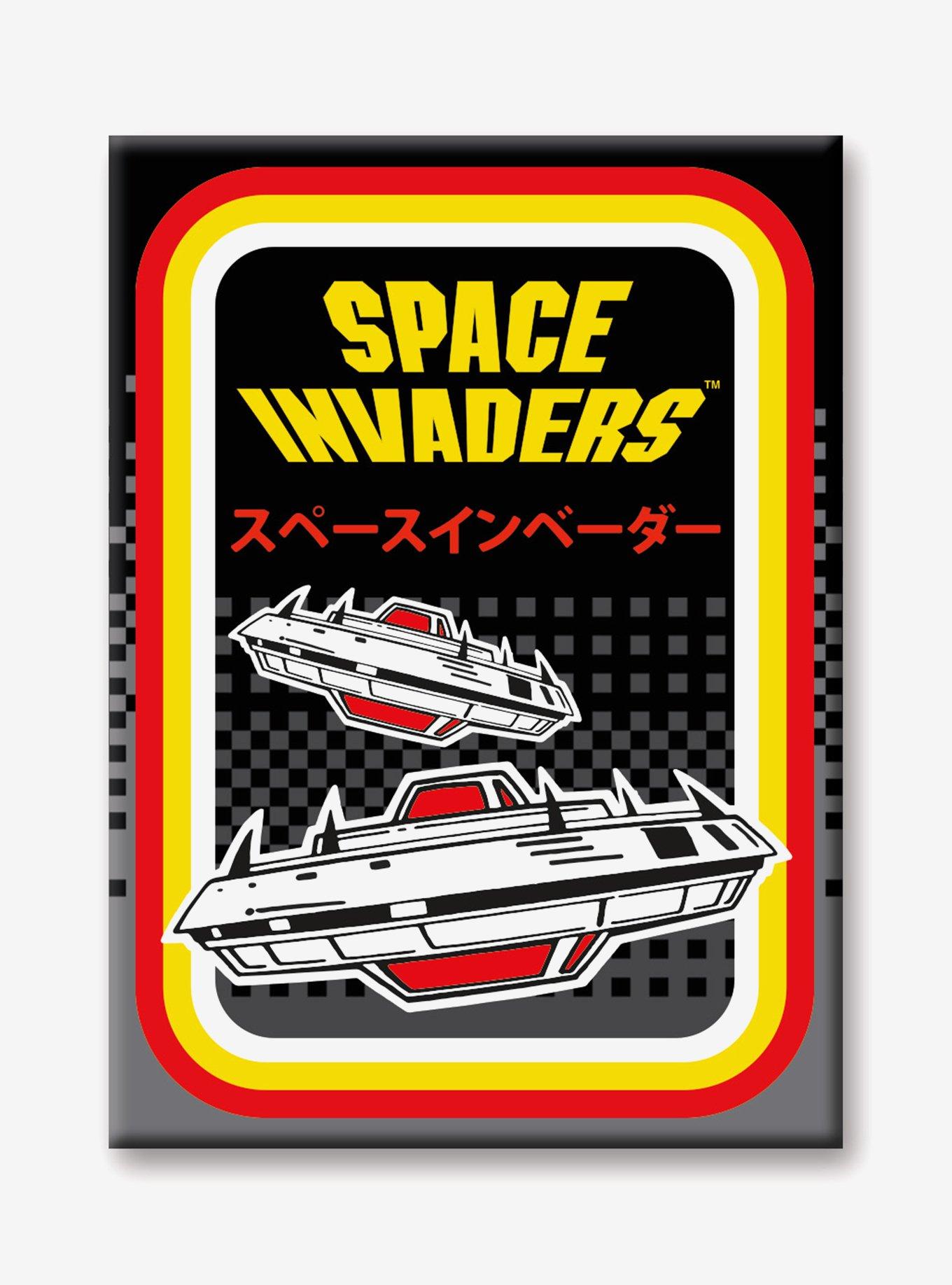 Space Invaders Spaceships Flat Magnet, , hi-res