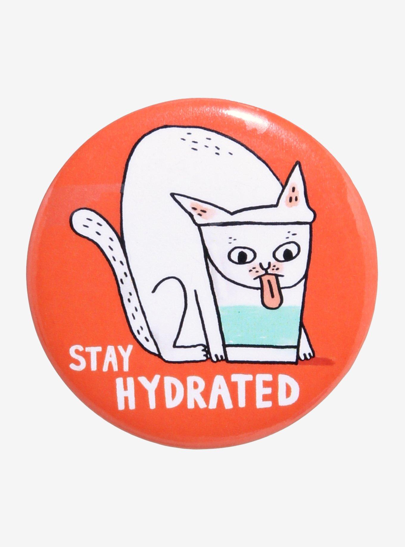 Cat Stay Hydrated Magnet, , hi-res