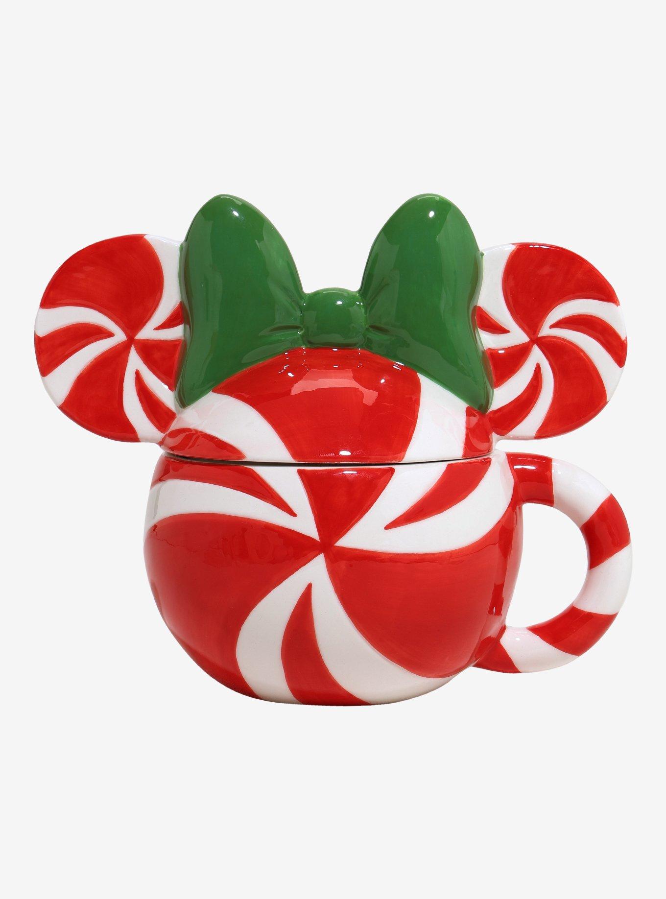 Disney Minnie Mouse Figural Peppermint Mug with Lid, , hi-res