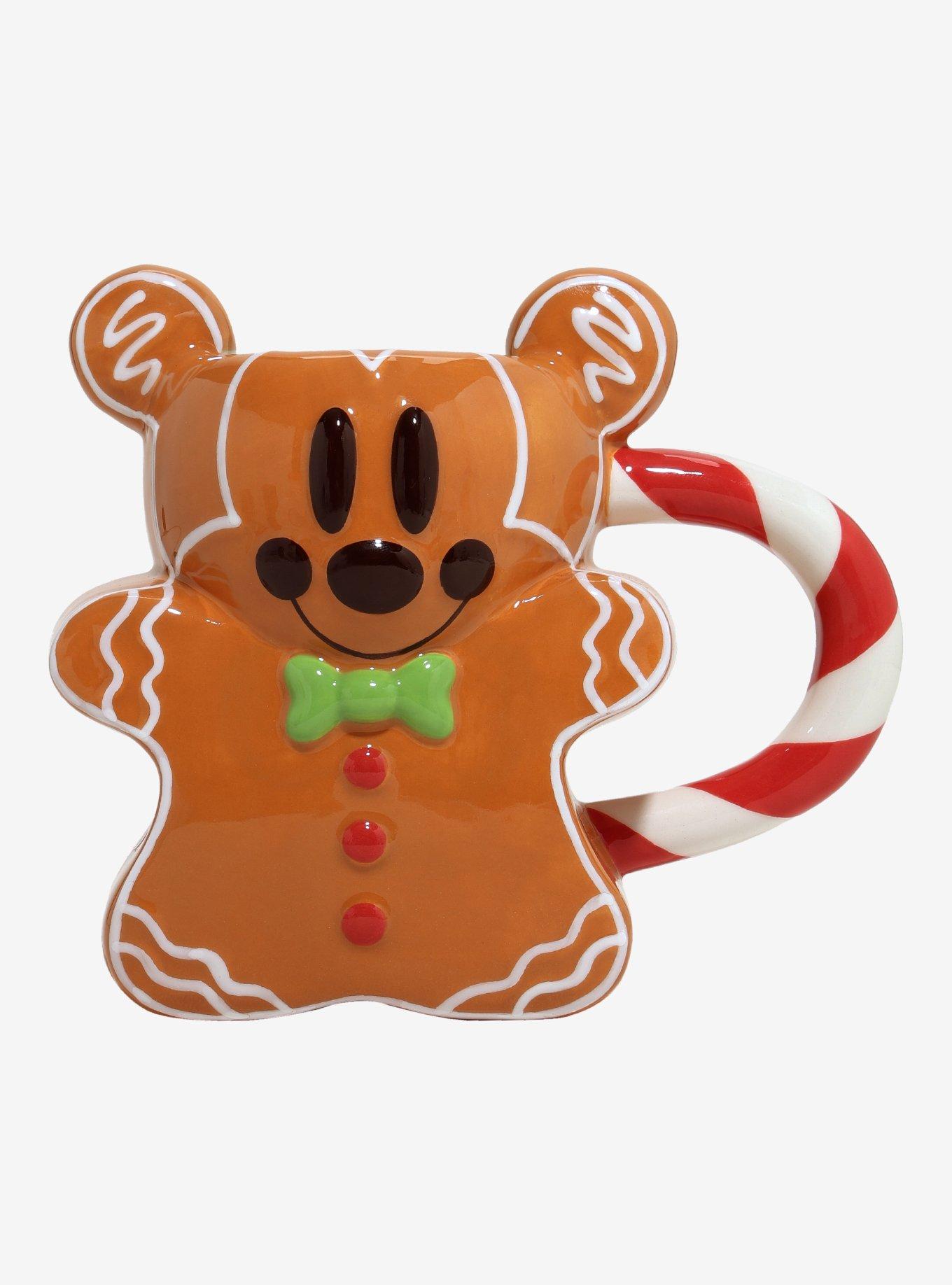 Disney Mickey Mouse Gingerbread Man Figural Mug, , hi-res