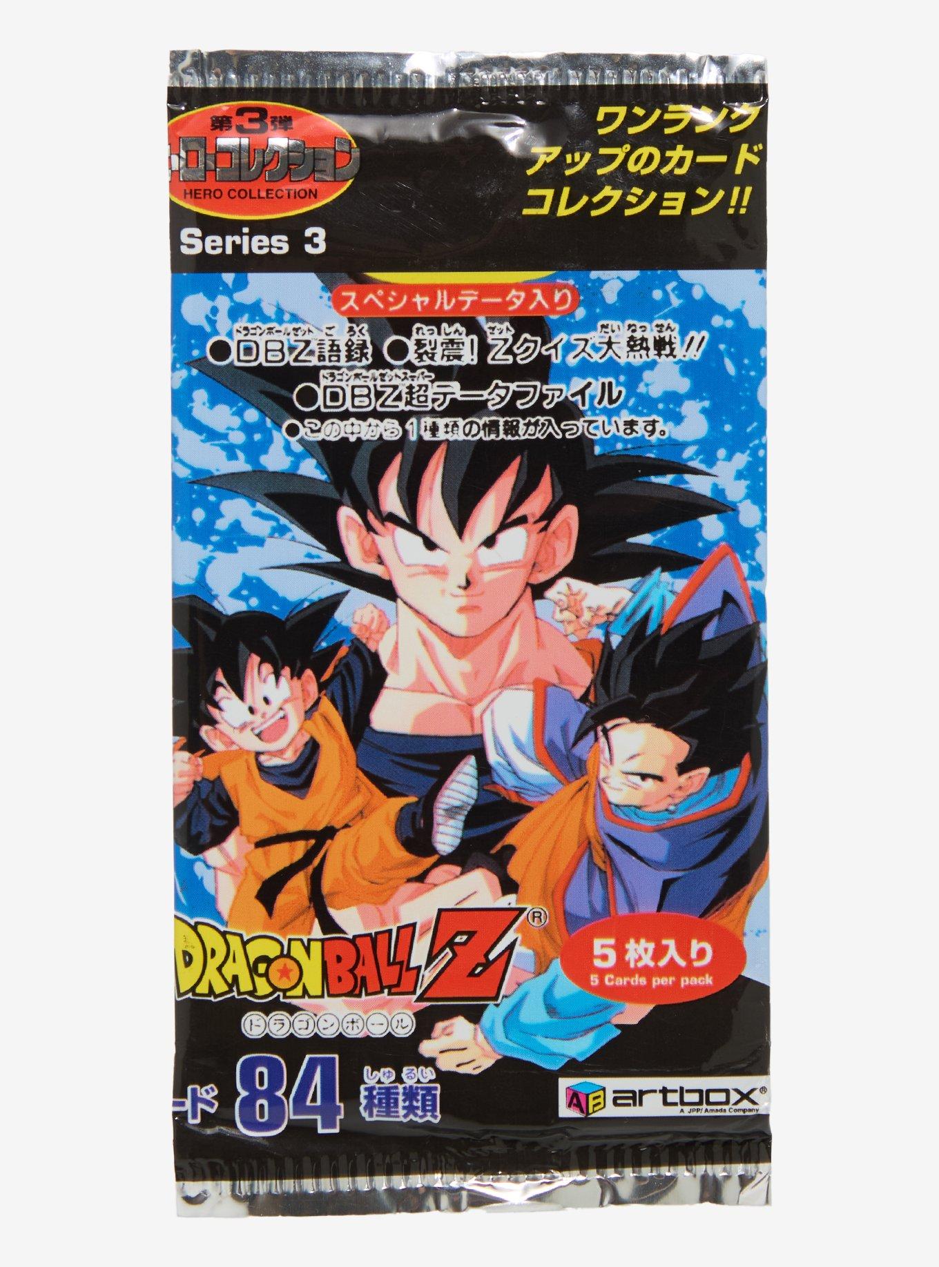 Dragon Ball Z Hero Collection Series 3 Japanese Trading Card Pack, , hi-res