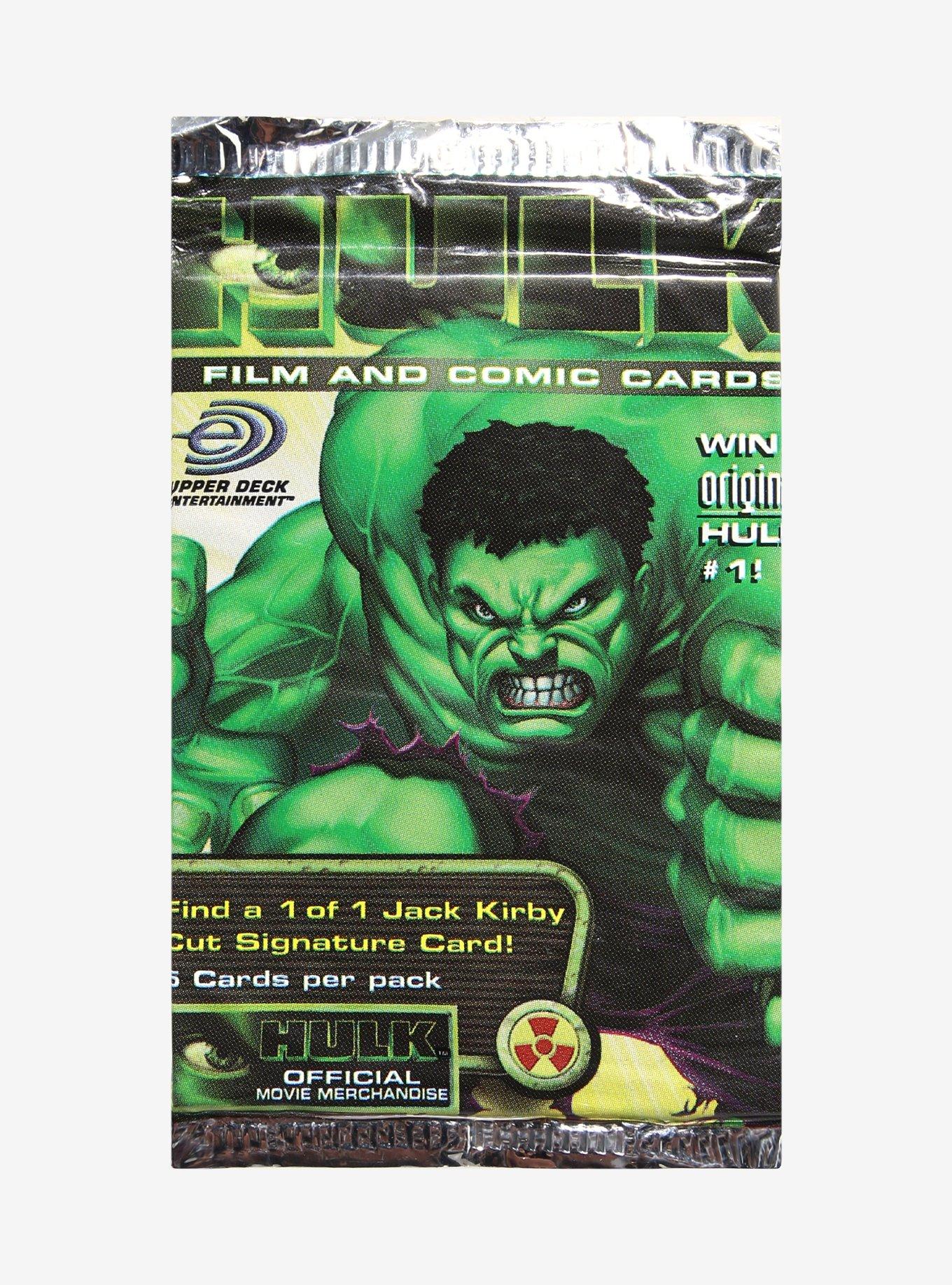 Upper Deck Marvel Hulk Film & Comic Trading Card Pack, , hi-res