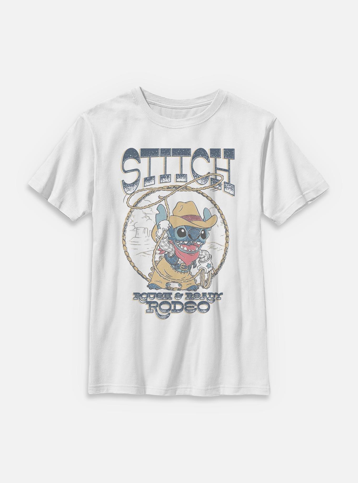 Disney Lilo & Stitch Rough & Ready Rodeo Youth T-Shirt BoxLunch Exclusive, , hi-res